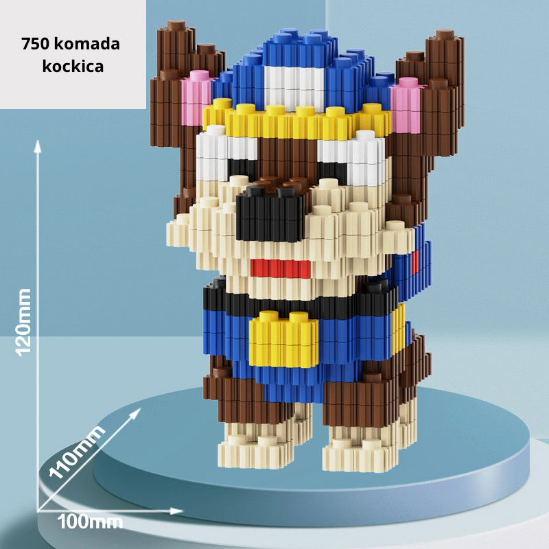 Blocky dog figurine from PAW PATROL LEGO 2 set, ideal for Paw Patrol fans