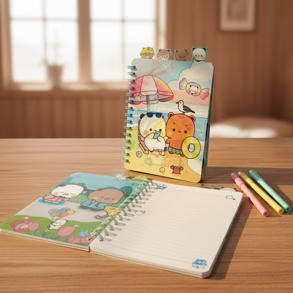 Bubu Dudu hologram rokovnik A5 s My Melody i slatkim životinjama