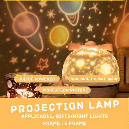 Projekcijska lampa MASNA SKY LAMPA s temom svemira za stvaranje čarobne atmosfere