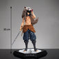 Resin figurina inosuke hashibira iz demon slayera visoka 30 cm s divljom boarskom glavom i krznenim detaljima