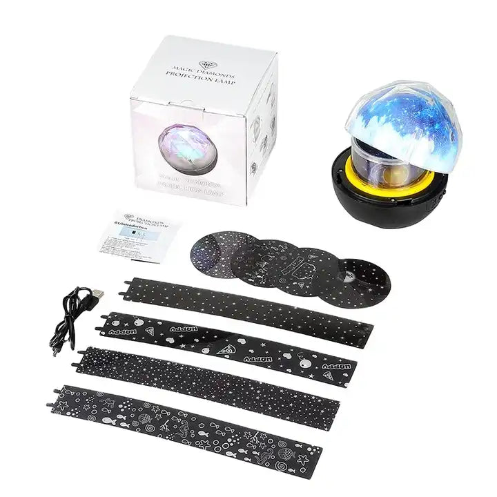 Projection lamp kit with interchangeable lenses for DIAMOND RGB LAMPA