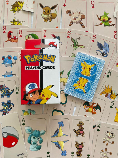 Pokémon karte s Pikachujem i Ashom Ketchumom na kutiji