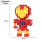 Brick-built Iron Man figura iz FLASH LEGO seta Čajnik za ljubitelje grafike