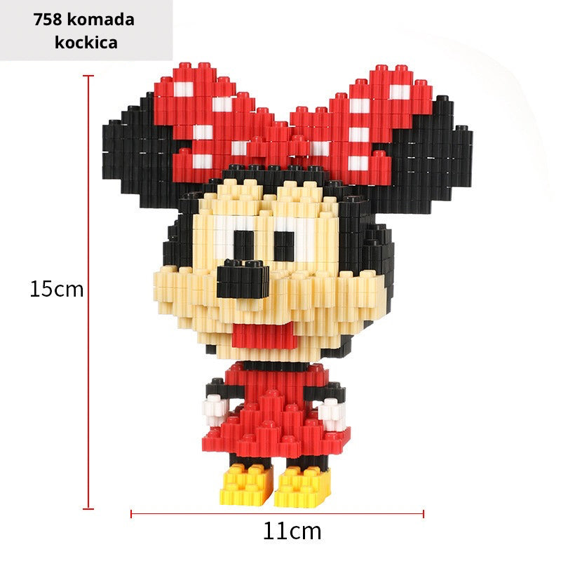 Minnie Mouse LEGO figura iz keramičkog seta čajnik za ljubitelje tiha i zabave