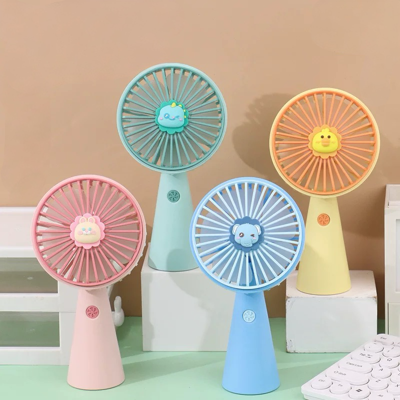 Pastel Animals Mini Ventilator s crtanim životinjama na plastici