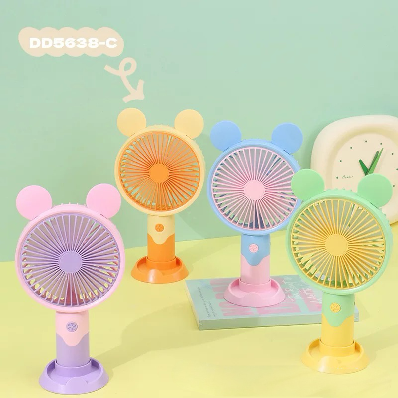 Mini ventilator s motivom Mickey Mouse u pastel bojama