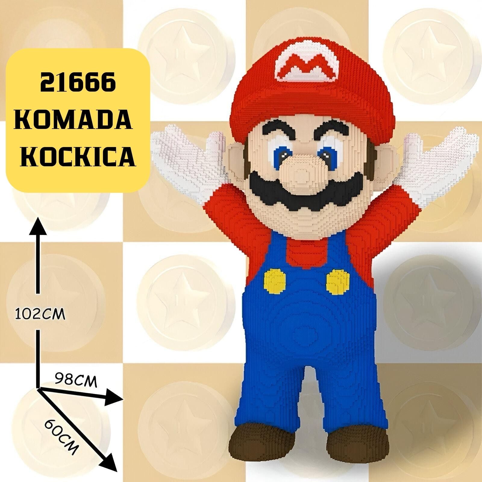 Lego Mario figura iz proizvoda SUPER MARIO LEGO s 21666 kočicama