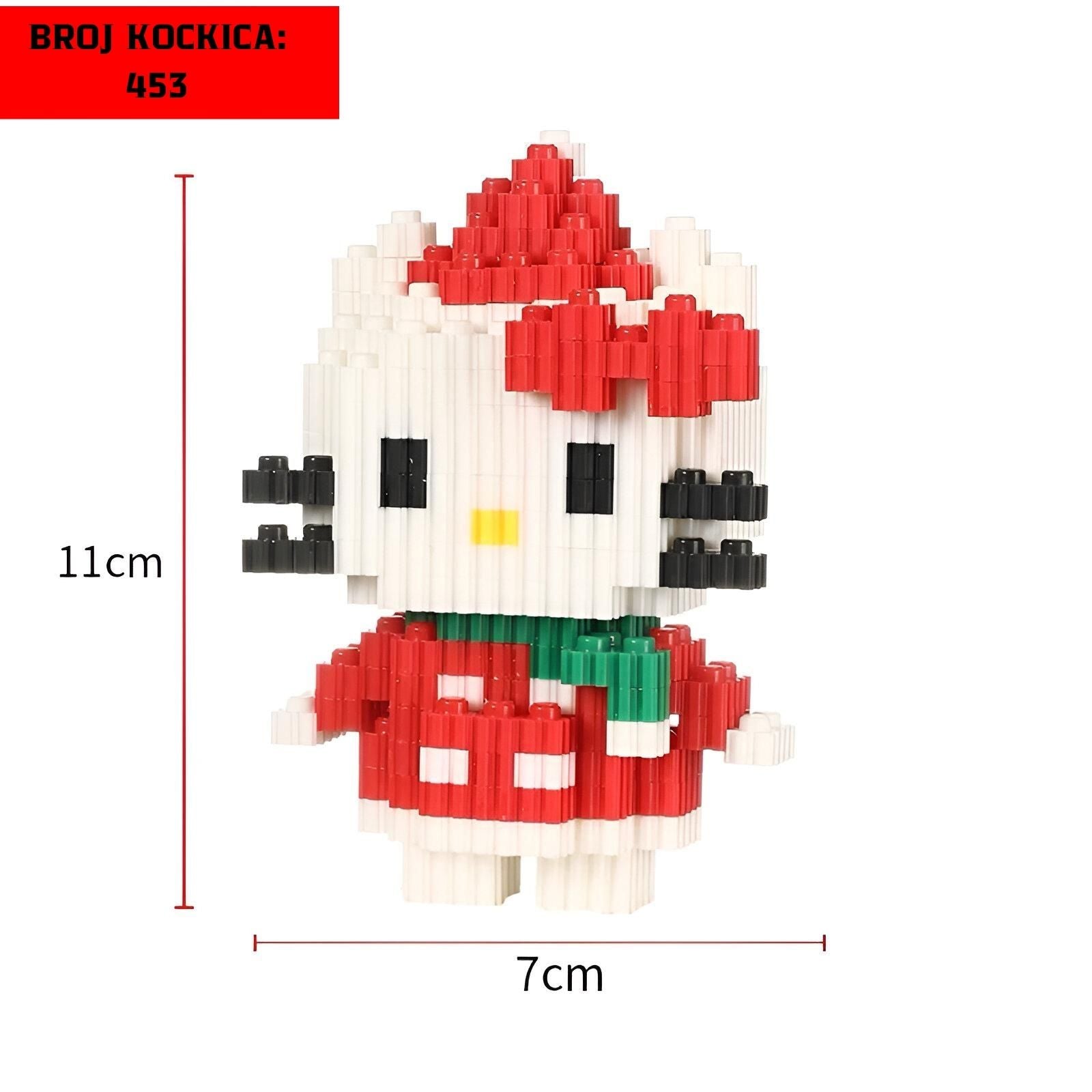 Pixelizirani figurica Hello Kitty u setu LEGO HELLO KITTY s 453 kockica