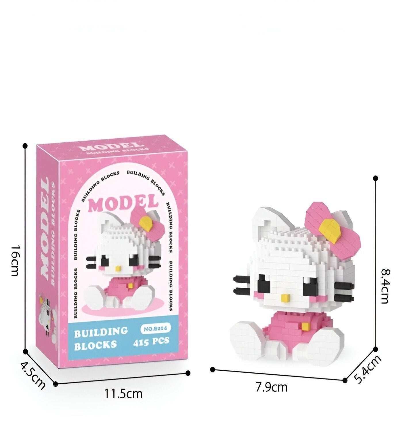 Set za izgradnju Hello Kitty s 415 kockica LEGO u veselim bojama