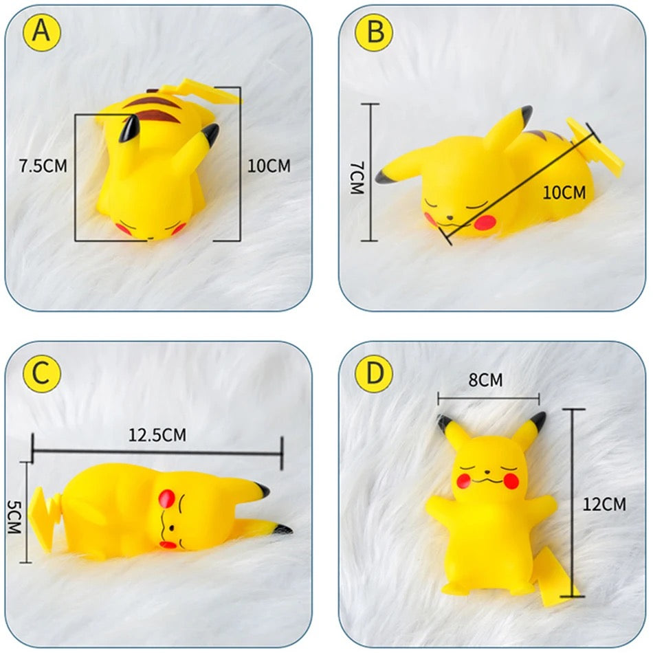 Četiri Pikachu plišana igračka s mjerama za PIKACHU LAMPA proizvod