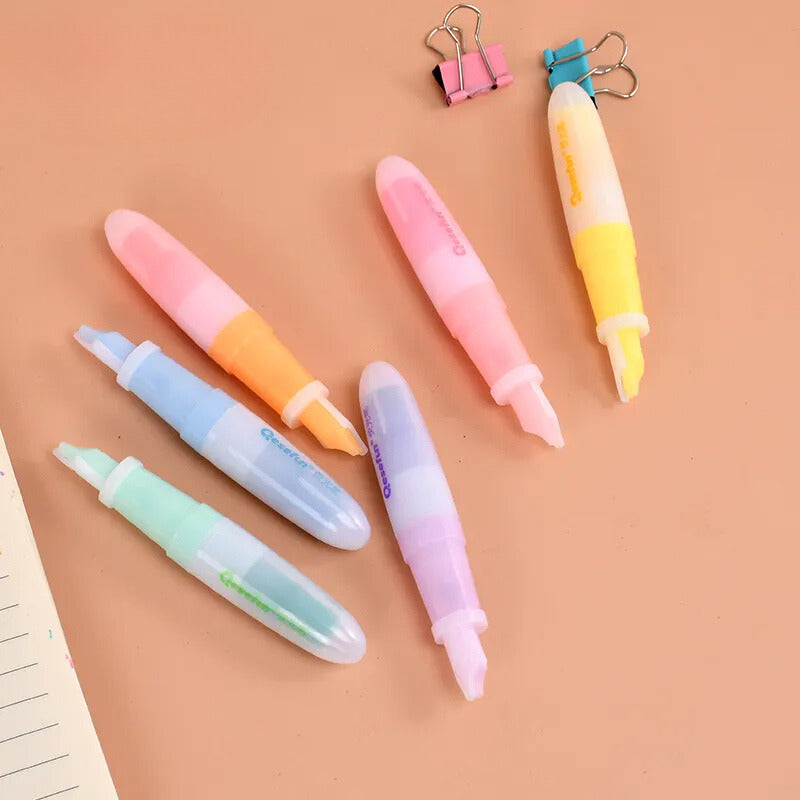 Pastel obojene flomaster olovke FOUNTAIN MARKER za kreativno isticanje