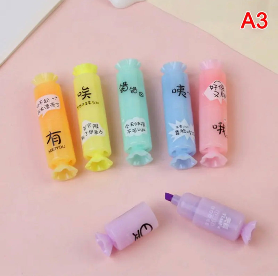 Pastelni flomasteri u obliku slatkiša iz proizvoda CANDY MARKER2