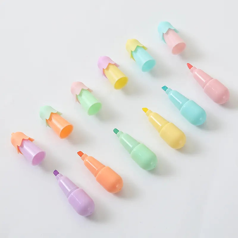 Pastel obojci u obliku sladoleda EGGPLANT MARKER na bijeloj pozadini