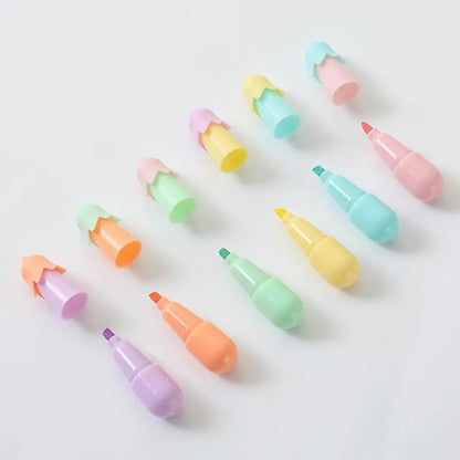 Pastel obojci u obliku sladoleda EGGPLANT MARKER na bijeloj pozadini