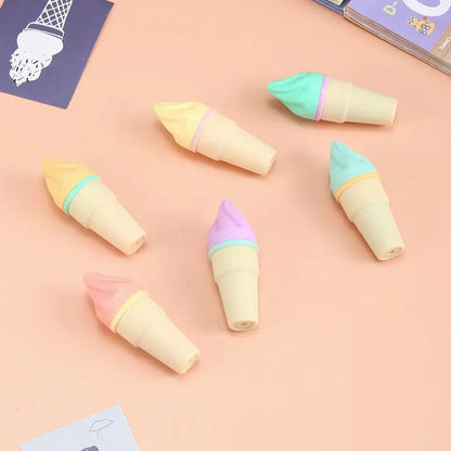 Pastel obojene gumice u obliku sladoleda iz proizvoda ICE CREAM MARKER2