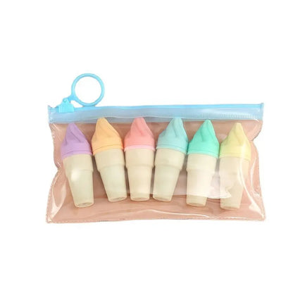 Pastel markeri u obliku sladoleda u prozirnoj torbici ICE CREAM MARKER2