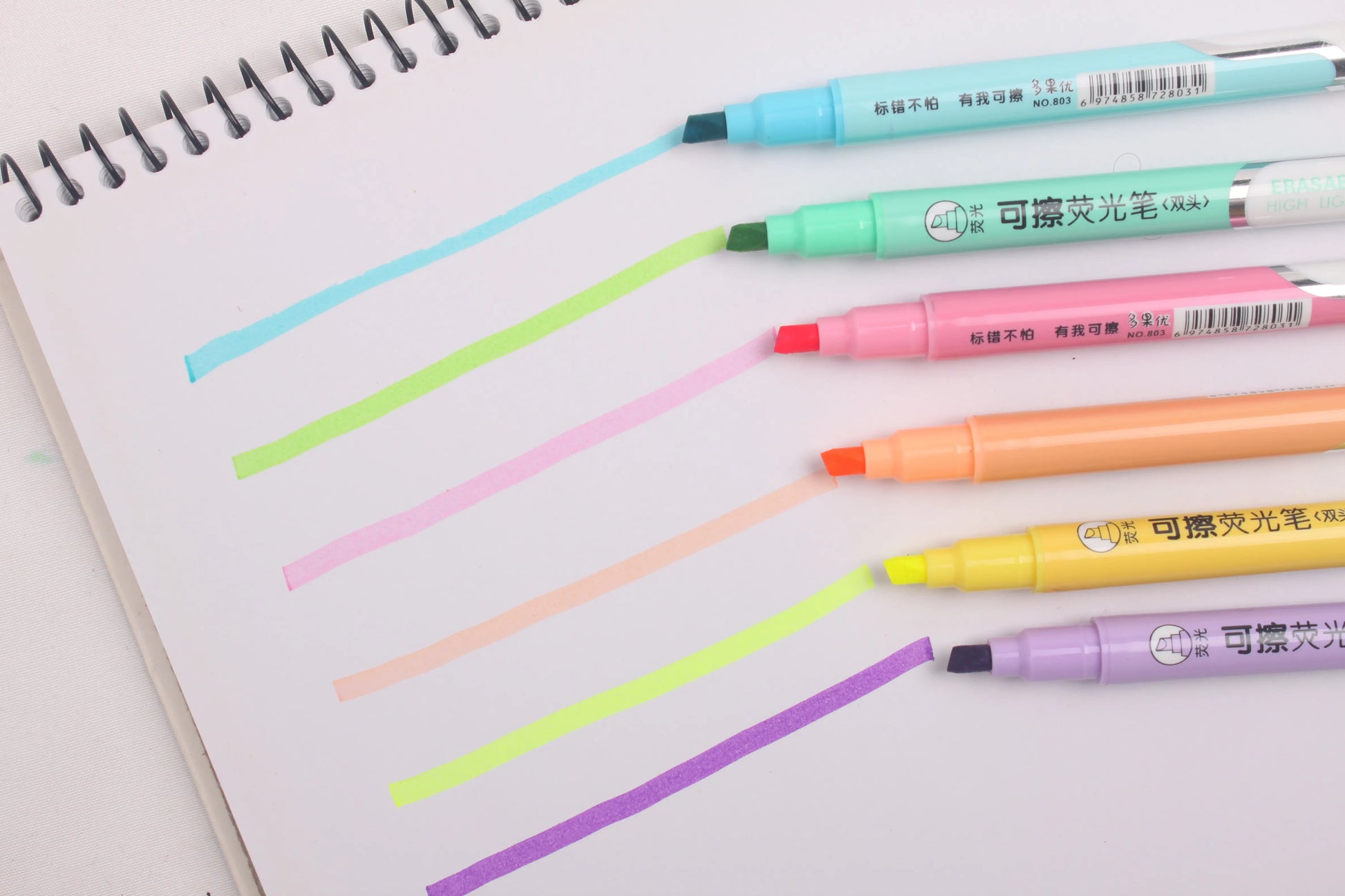 Šareni flomasteri s odgovarajućim tragovima za ERASABLE MARKER (DOUBLE SIDE)