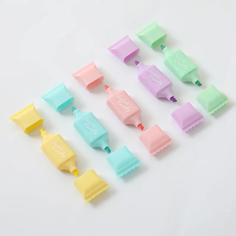 Pastel visokosne markere sa sklopivim poklopcima SWEET CANDY MARKER