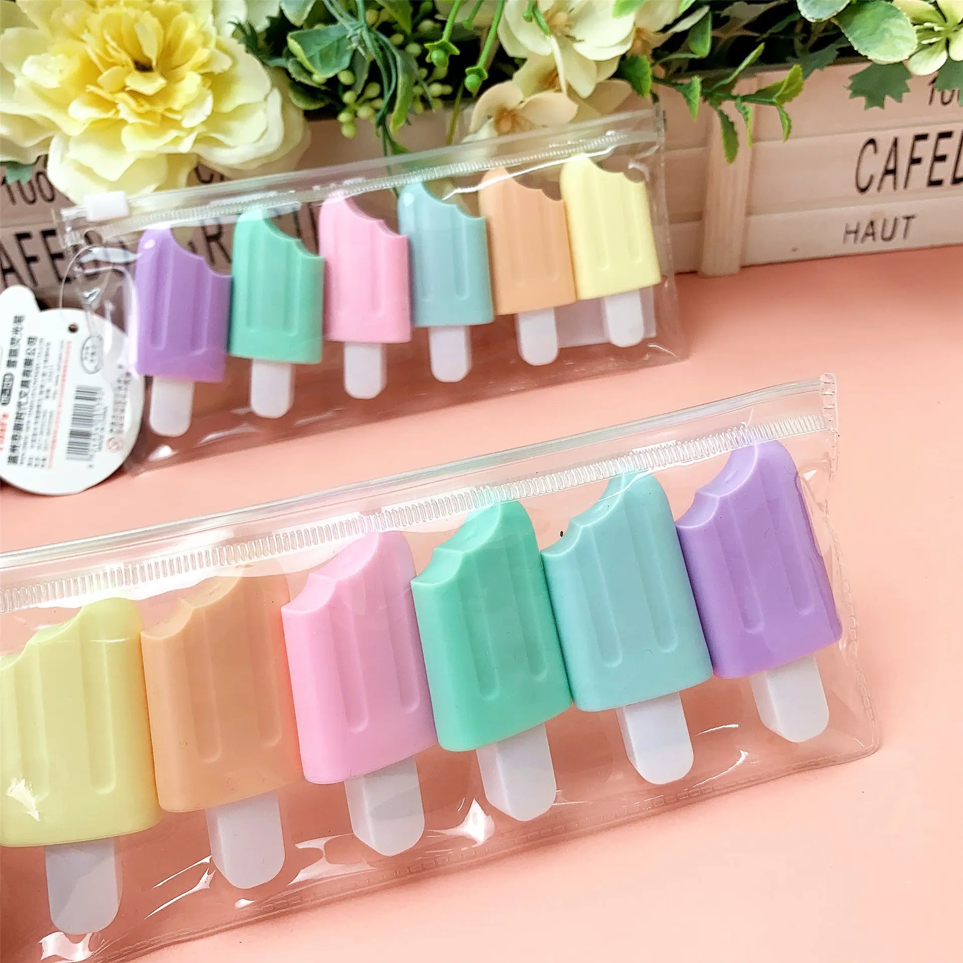 Pastelasti gumeni sladoledi u plastičnom pakiranju za ICE CREAM MARKER 6