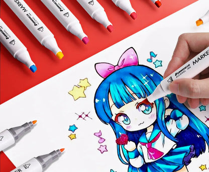 Šarena set olovaka za slikanje PAINTING MARKER 48 SET u privlačnoj ambalaži