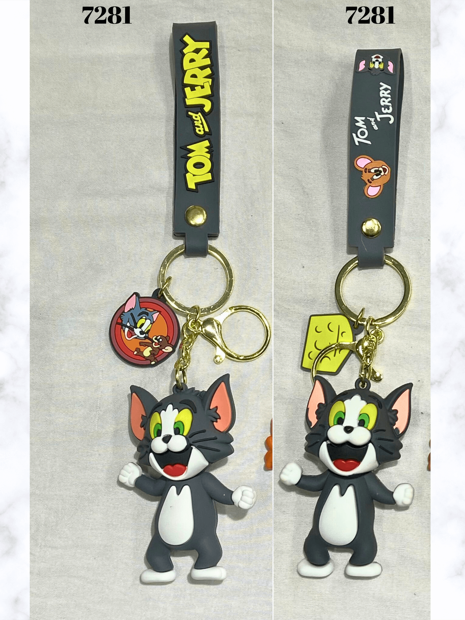 Tom and Jerry keychains from the TOM AND JERRY TOM PRV collection