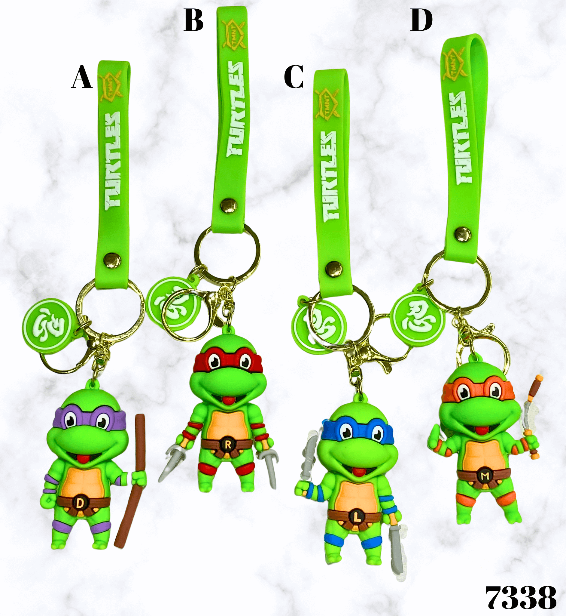 Ninja Turtles privjesak - keychains s likovima omiljenih kornjača
