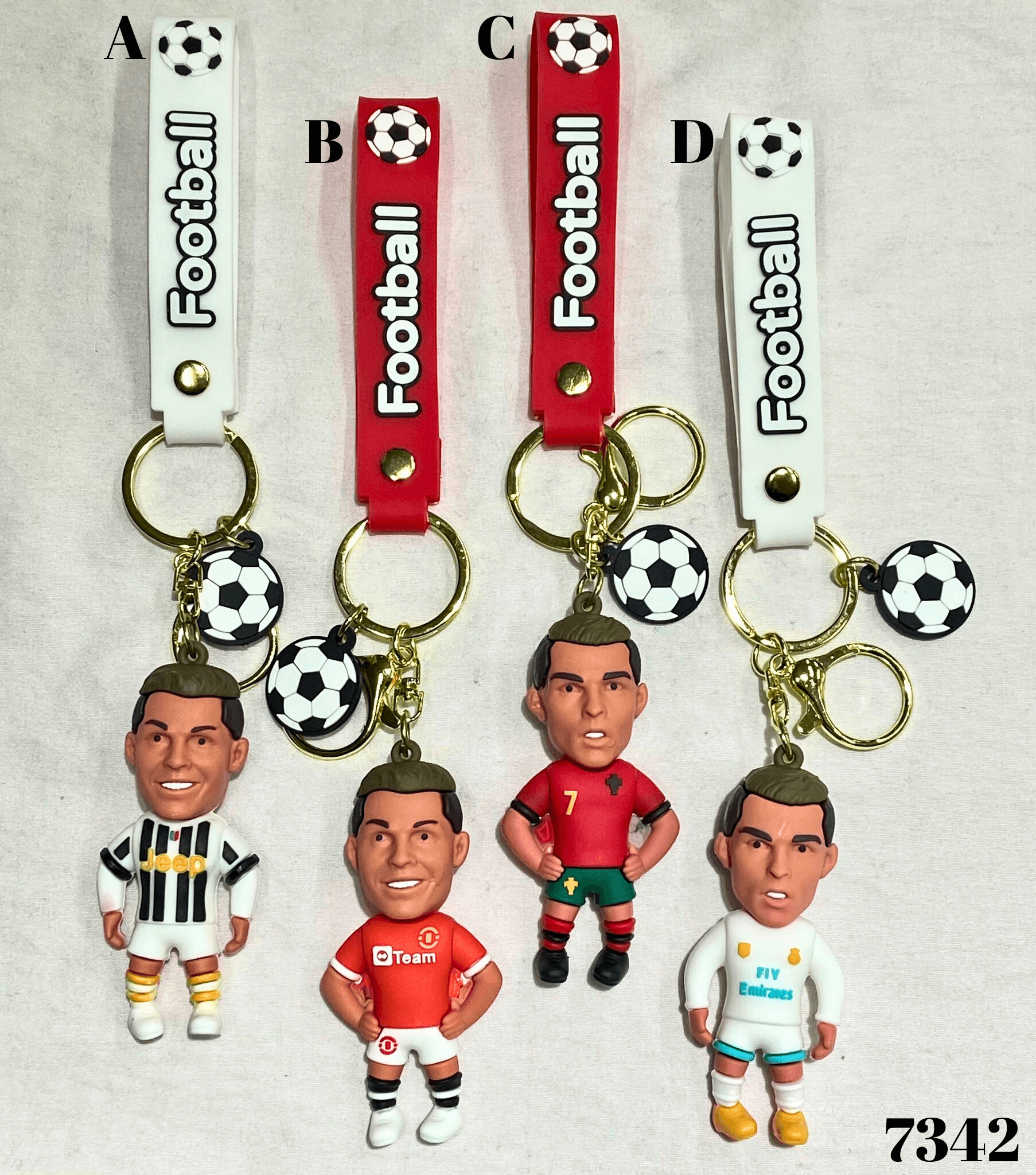 Ronaldo privjesak u obliku privjesaka s Cristianom Ronaldom za ljubitelje nogometa
