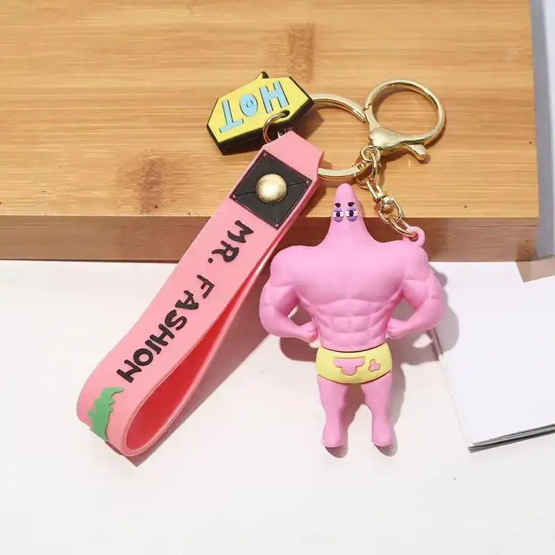 Ružičasti mišićavi Patrick Star privezak iz proizvoda SPONGEBOB PATRICK PRV