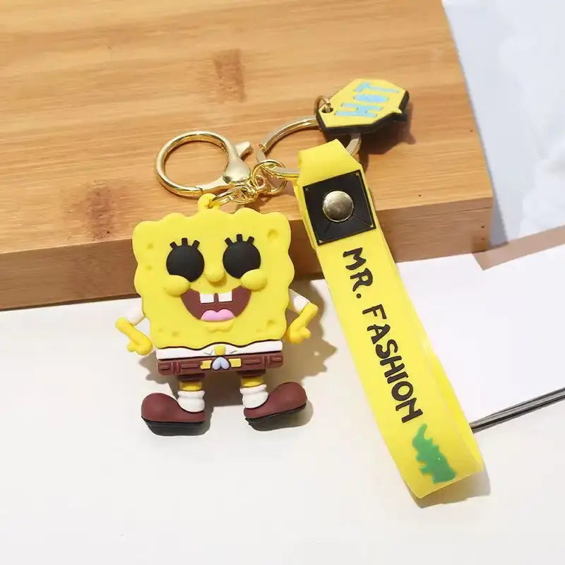Spongebob Squarepants privjesak s žutom trakom za ključeve SPONGEBOB PRV