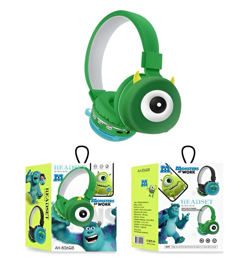 Zelene slušalice s motivom čudovišta iz Toy Storya s ambalažom