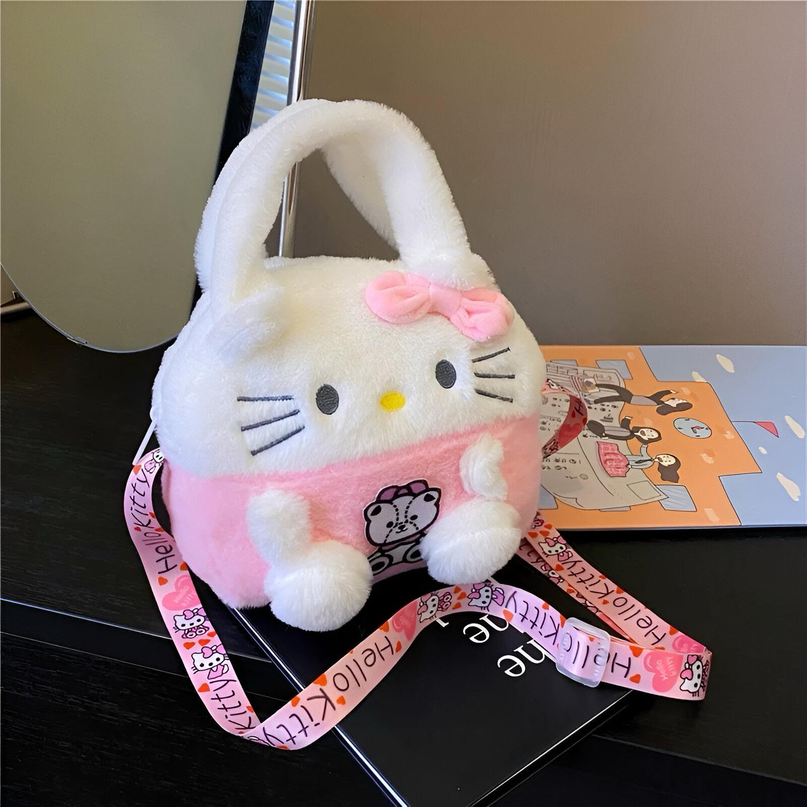 Plušasta torbica Hello Kitty, idealna za ljubitelje šarmantnih dodataka