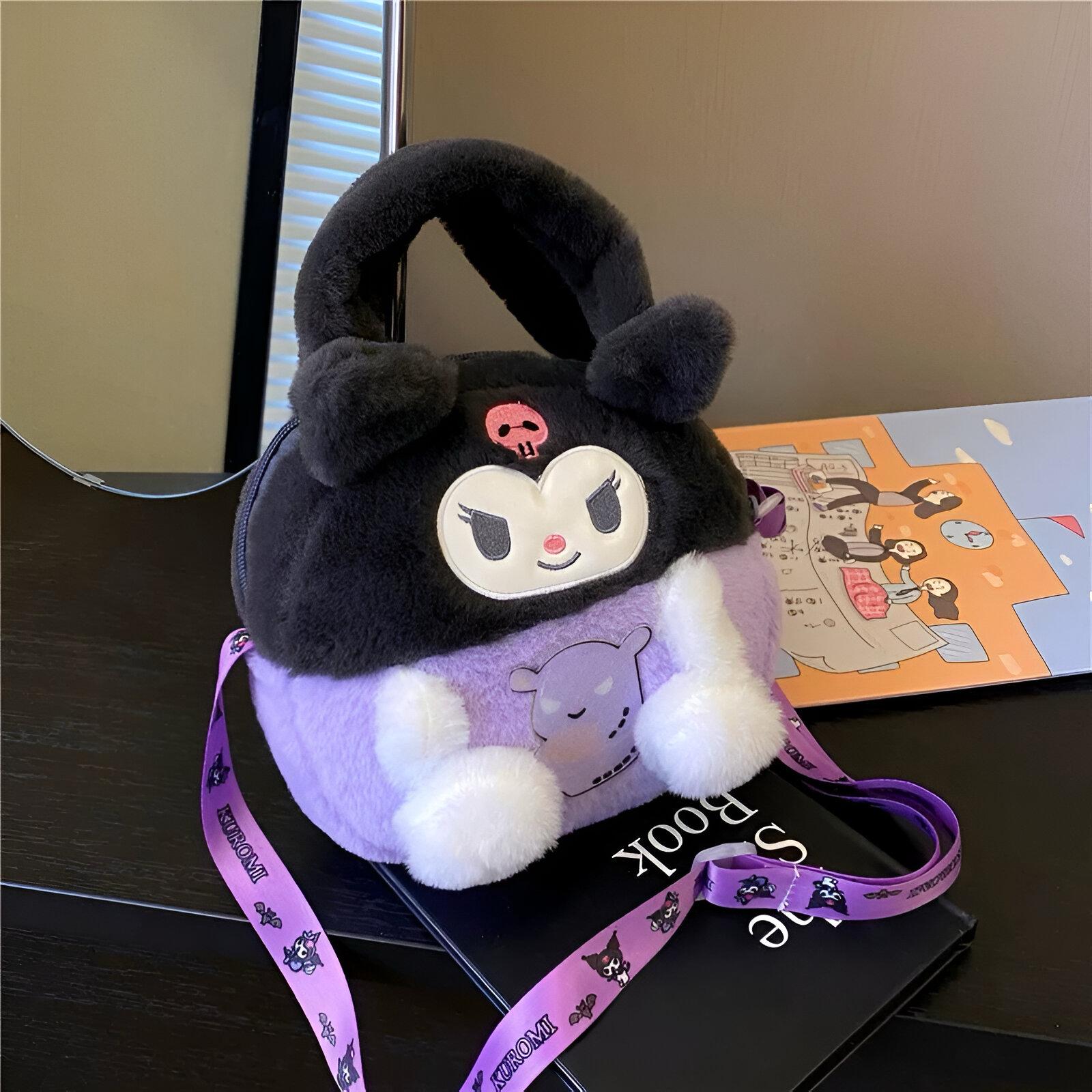 Kuromi plush purse iz proizvoda Kuromi Torbica, idealna za ljubitelje stila