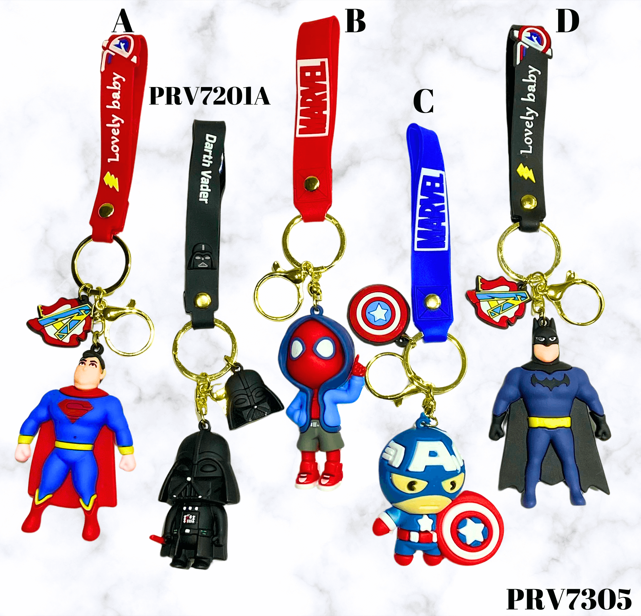 Superhero karakter privjesci iz MARVEL AVENGERS PRIVJESAK kolekcije