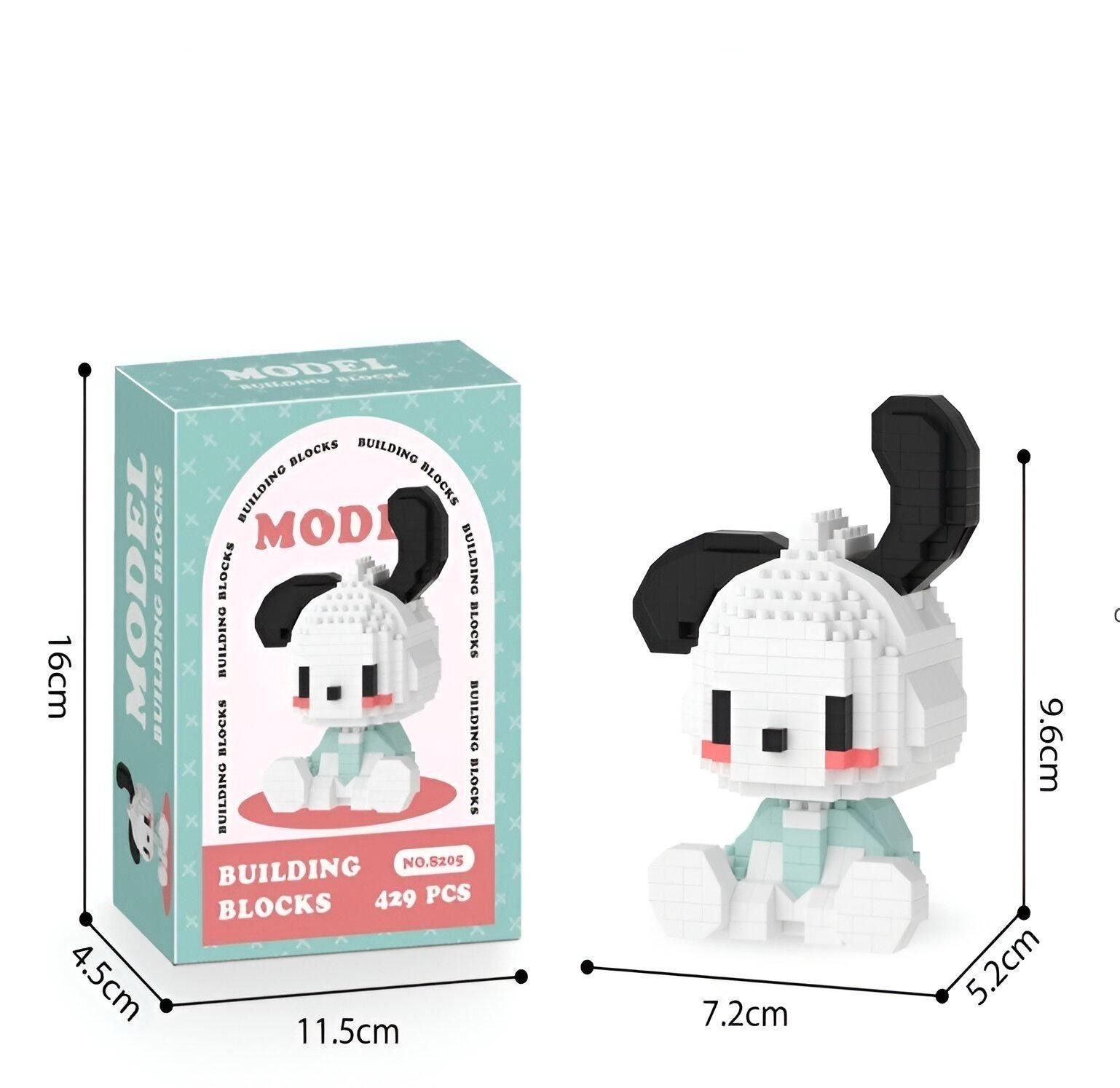 Pochacho LEGO set s 429 kockica i kutijom s dimenzijama za igru i kreativnost