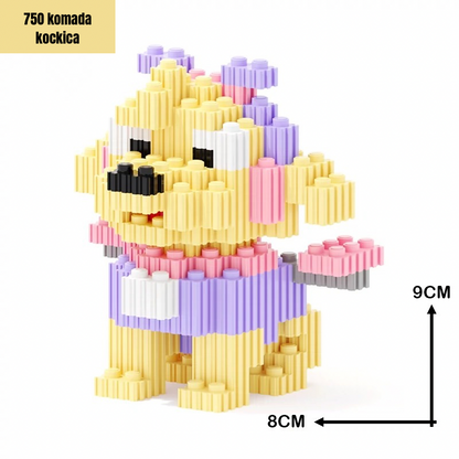 Blocky dog figurine from PAW PATROL LEGO set čajnik u keramičkom setu