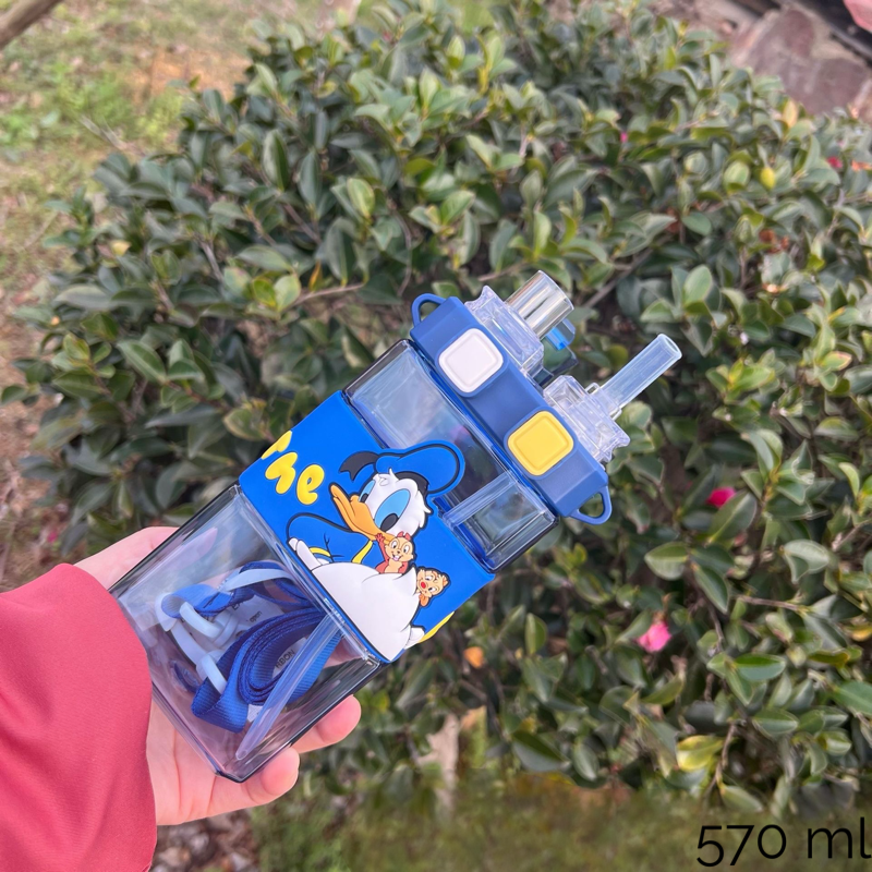 Donald Duck plava flaša, 570 ml, plavi i bijeli dizajn