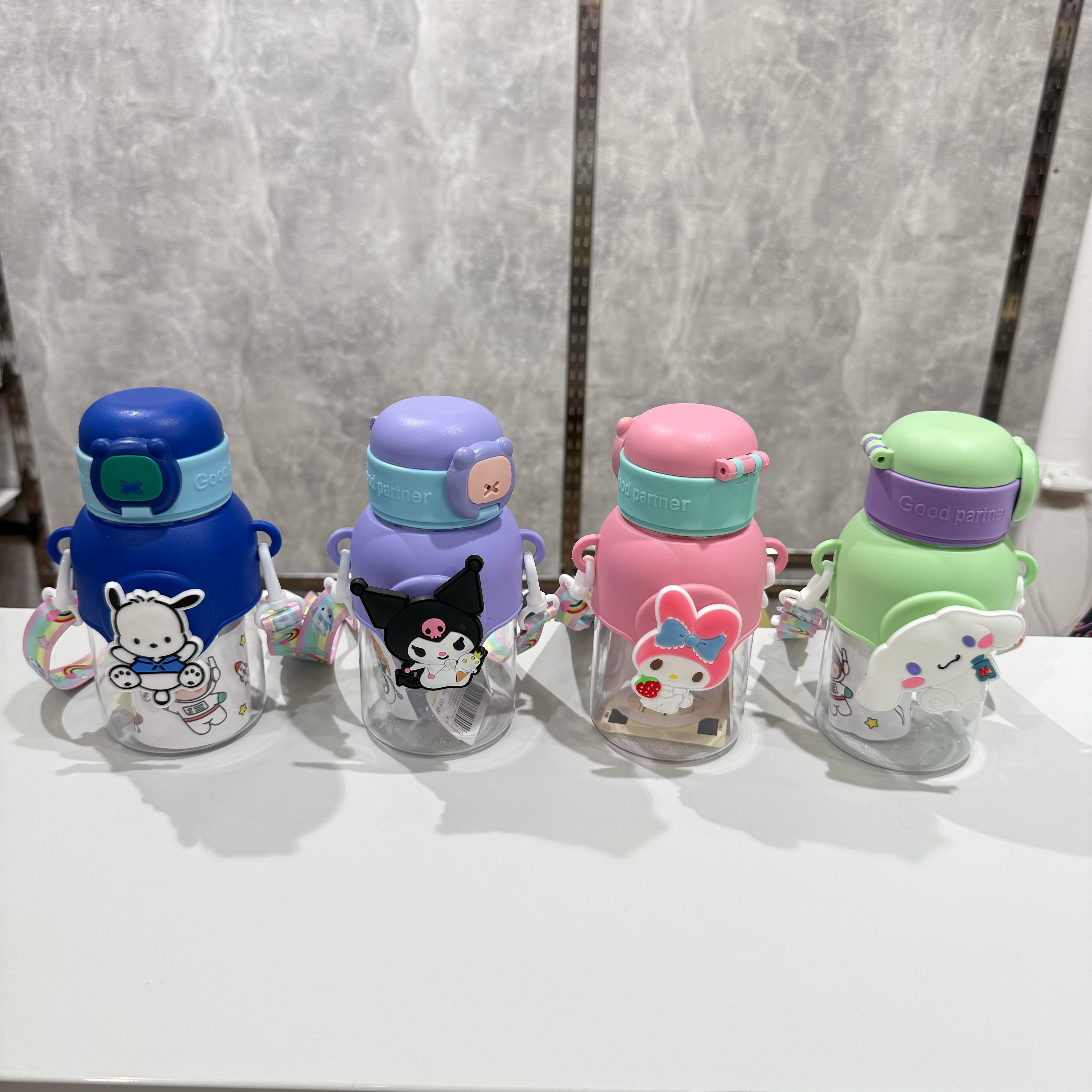 Cartoon character water bottles from Melody Kuromi flaša, perfect for fans