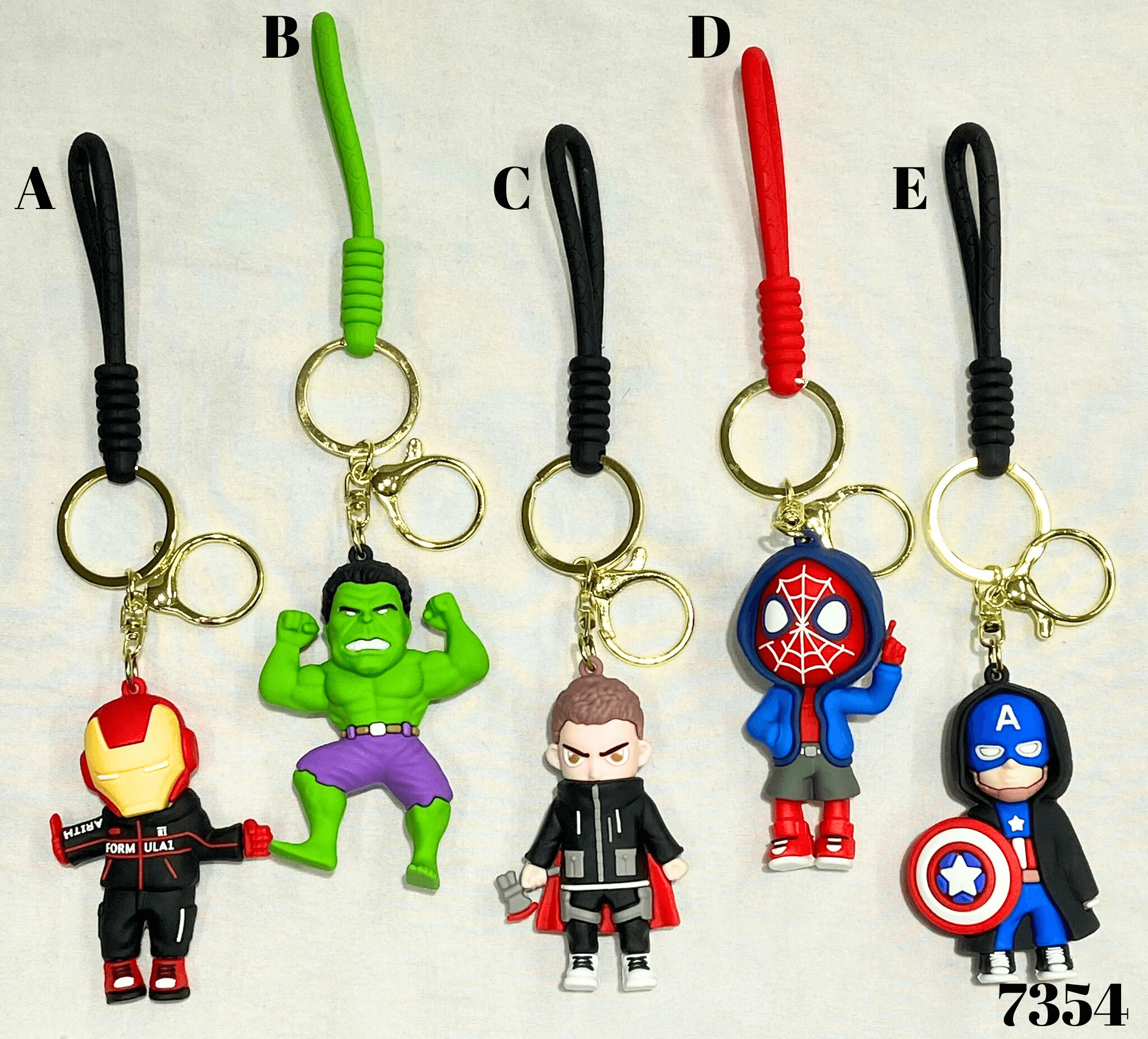 Marvel Avengers Privjesak s raznim ključanicima popularnih Marvel likova