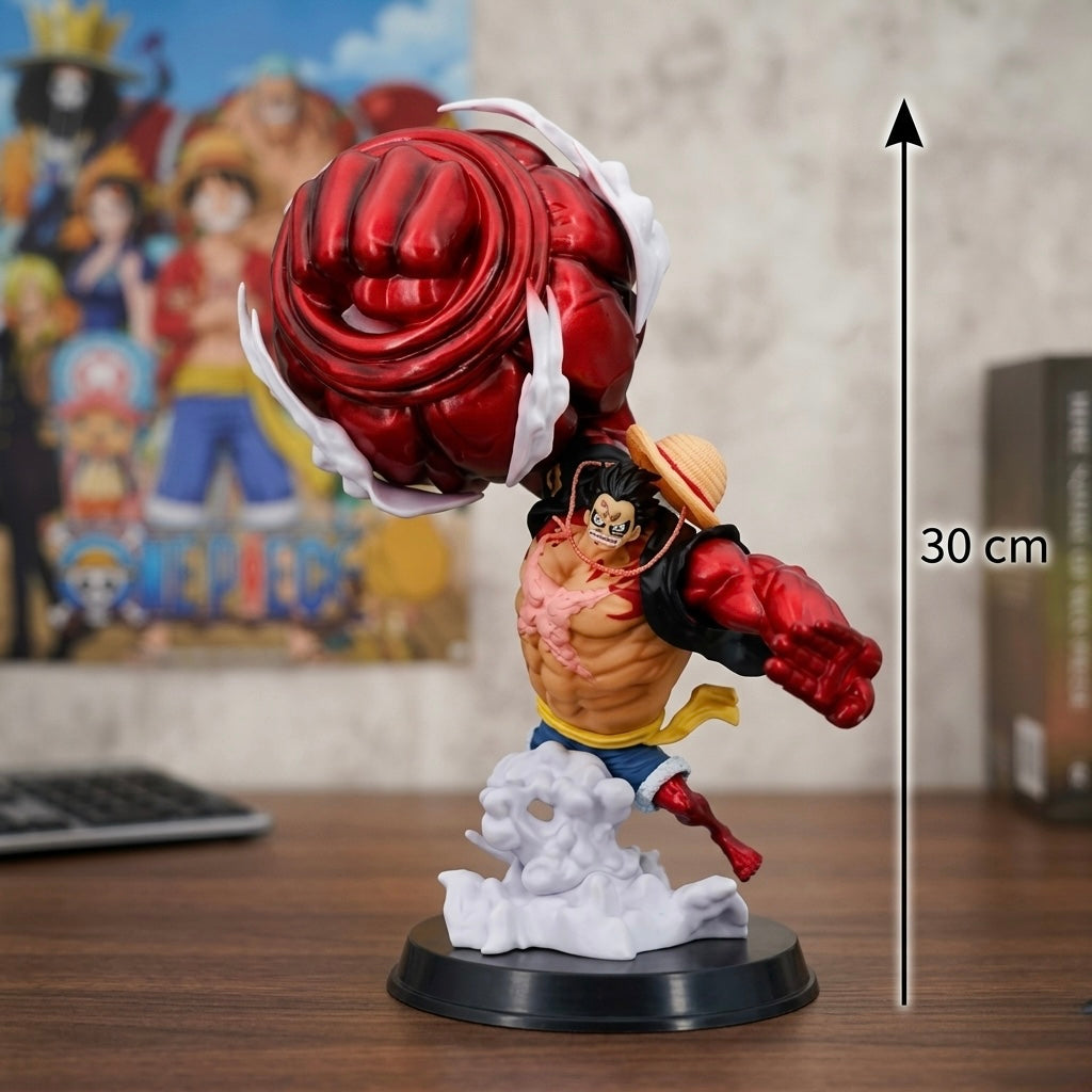 Detaljna figurica monkey d luffy gear 4 big punch visoka 30 cm od visokokvalitetne plastike za kolekcionare