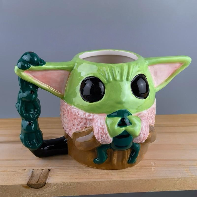 Baby Yoda keramička šolja iz keramičkog seta čajnik za ljubitelje Star Wars
