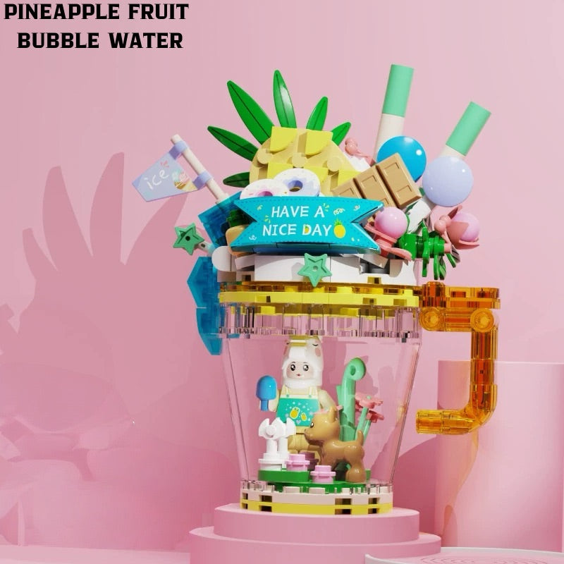VOĆE LEGO dispenser s ananas sokom, komada kockica u boji