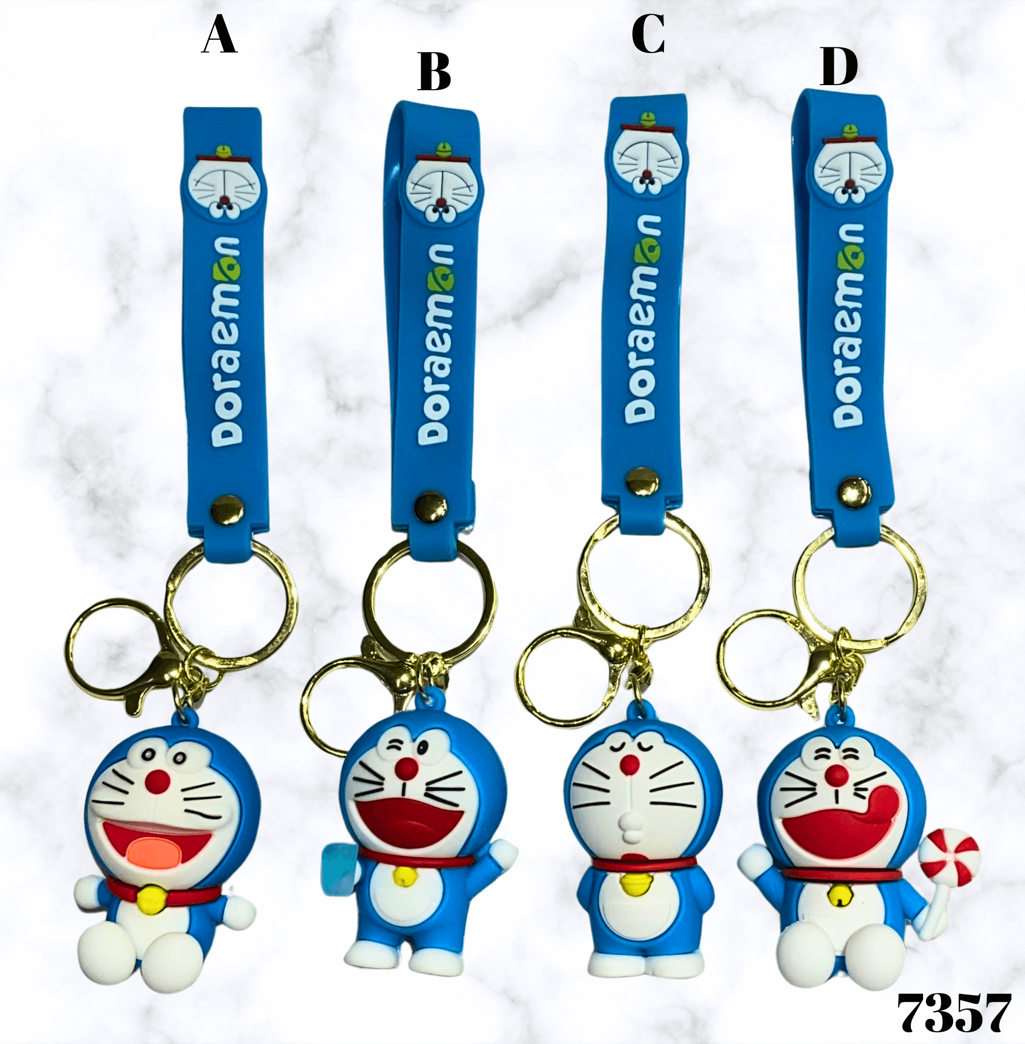 Doraemon privjesak s plavim trakama, savršen dodatak za ljubitelje Doraemona