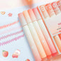 Set Pastel Markeri sadrži set highlightera u breskvastim tonovima