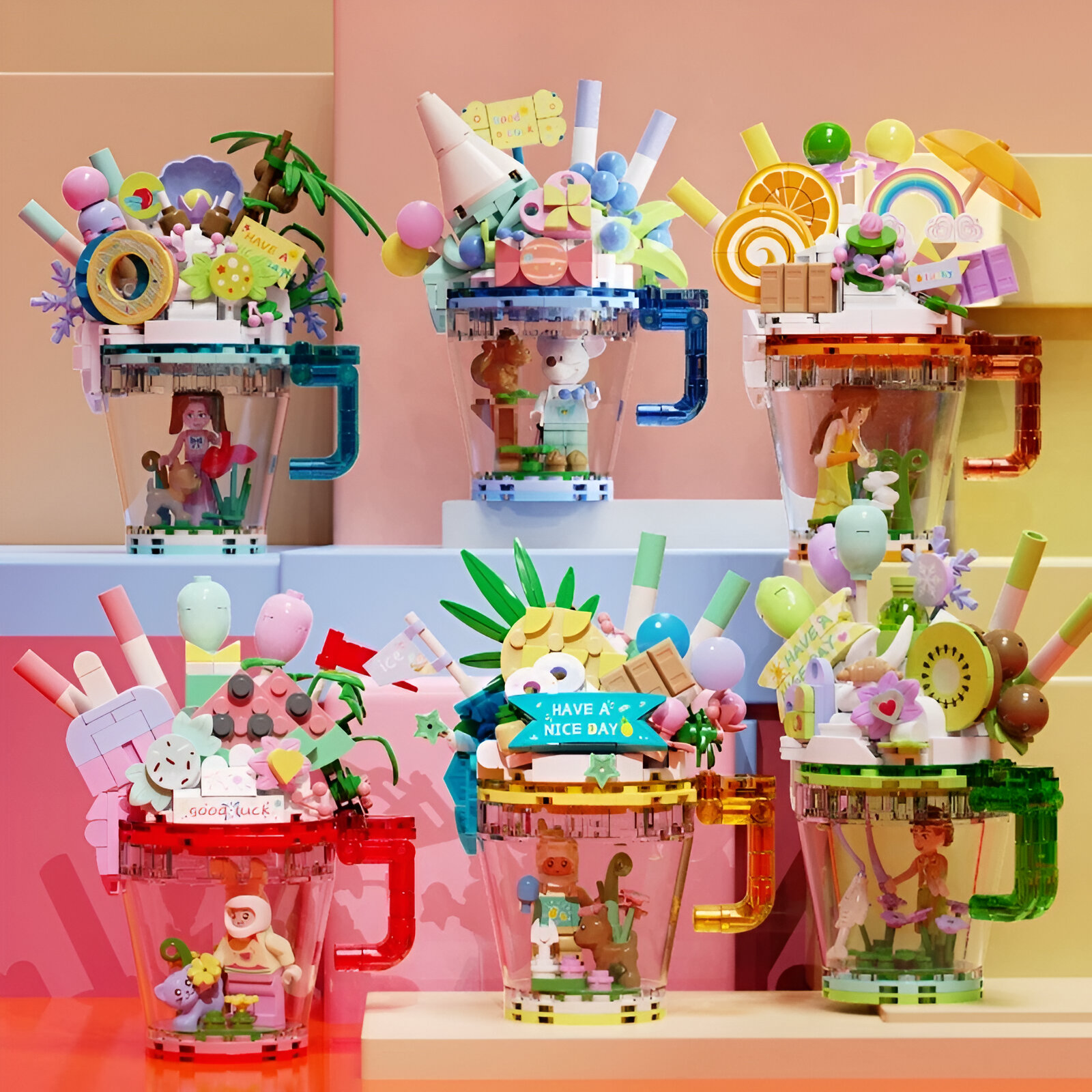 VOĆE LEGO set s 500 komada kockica, voće i sladoled dekor