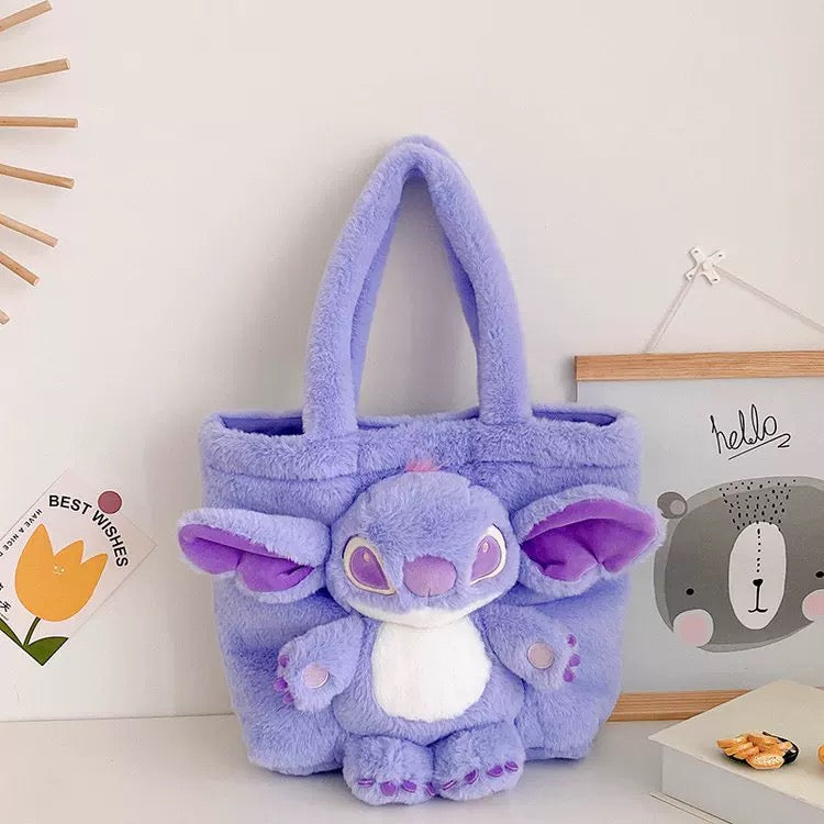 Purple plush Stitch torbica plišanik idealna je za svaki dan i ljubitelje Stiticha