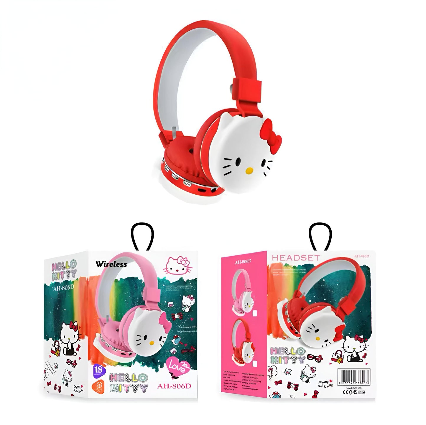 Hello Kitty slušalice s ambalažom, slatki bežični zvučnici za ljubitelje