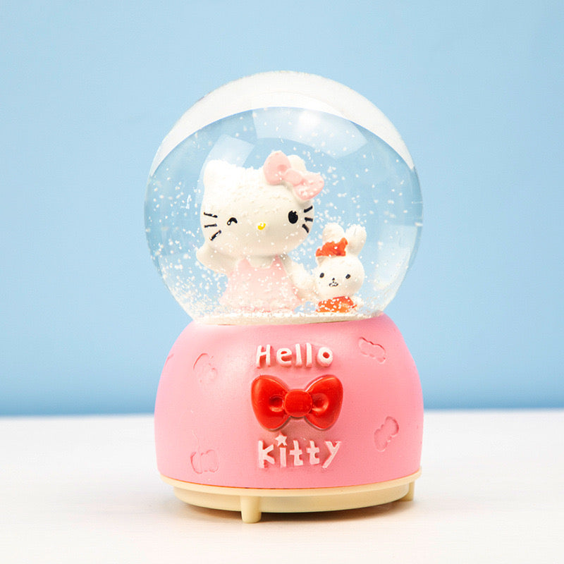 Hello Kitty ukrasna kugla dekorativna u slatkom snježnom globusu