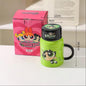 Powerpuff Girls šalica s poklopcem i kutijom, savršena za ljubitelje likova