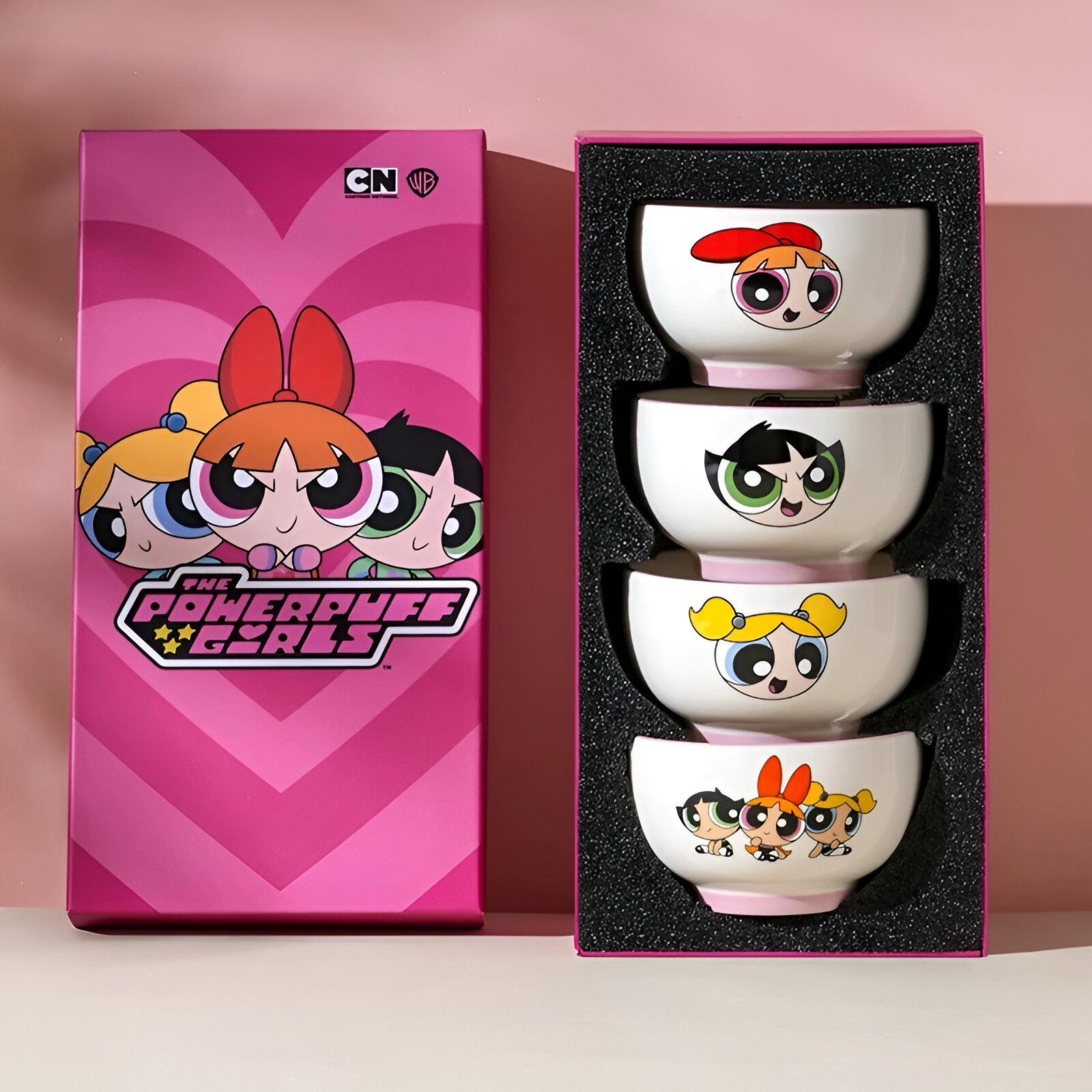 Bowl set sa Powerpuff Girls za uživanje u omiljenim napicima i jelima