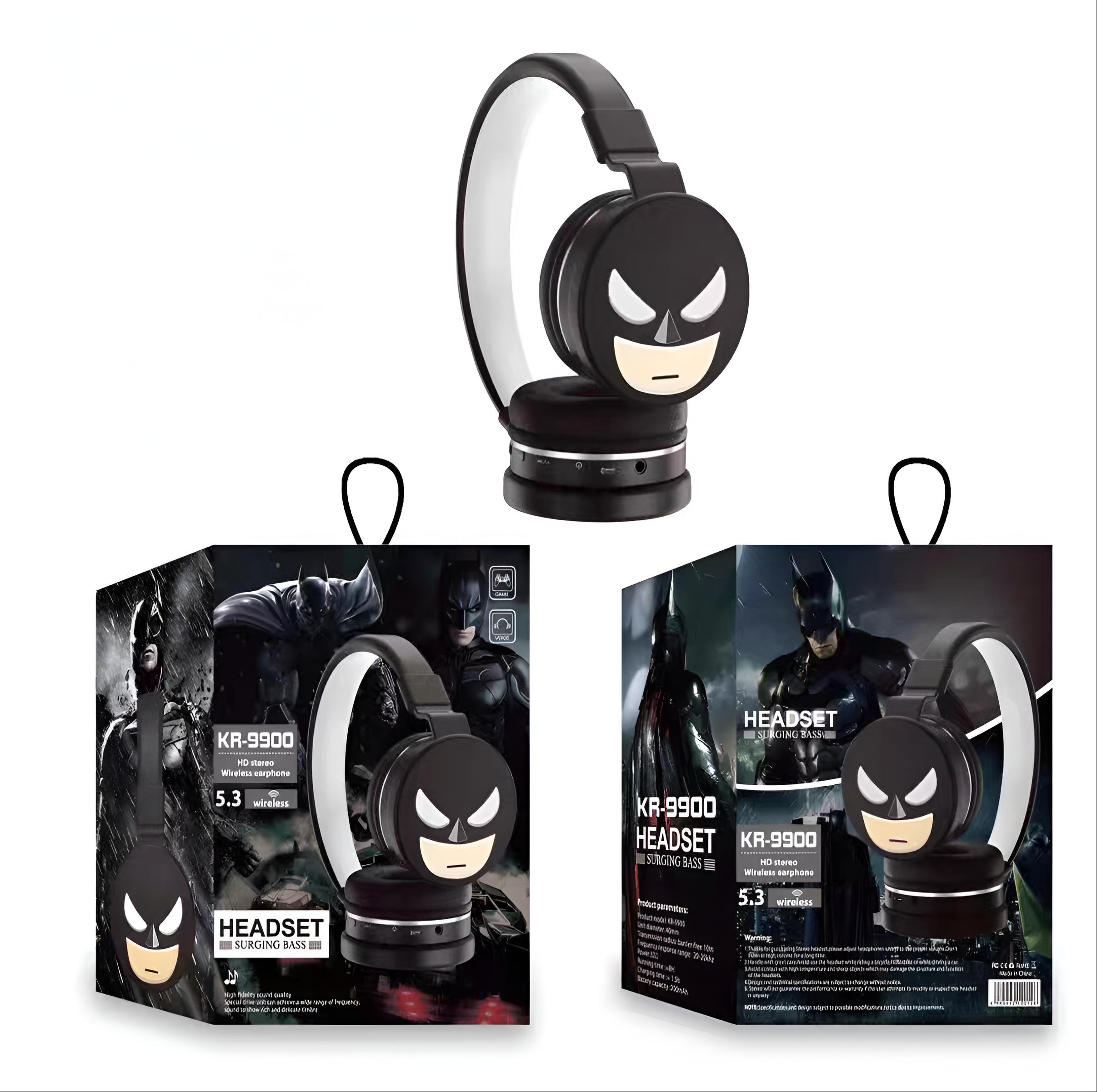 Batman slušalice s bežičnim dizajnom i originalnom ambalažom